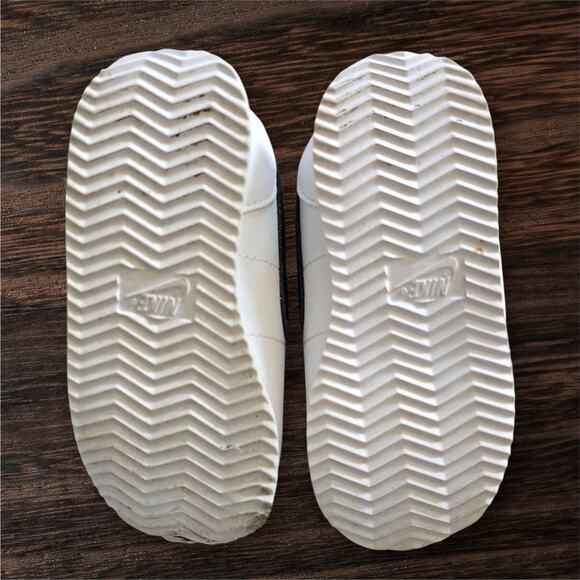 Nike Toddler Cortez Basic SL Sneakers White/Blk, Size 7 - Picture 4 of 5